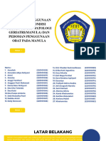 Keamanan Penggunaan Obat Pada Kondisi Fisiologis Dan Patologi Geriatri (Manula) Dan Pedoman Penggunaan Obat Pada Manula