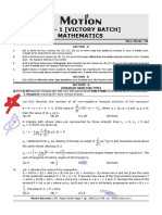 Maths Victory Batch ARP-1 Questions