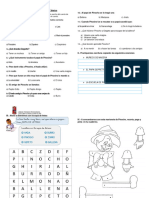 Comprensión de Pinocho