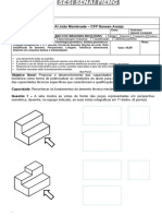 Avaliação Desenho Técnico