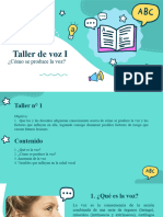 Taller Voz Tomo I