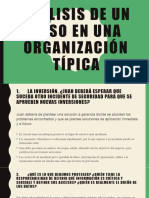 Análisis de Un Caso en Una Organización Típica