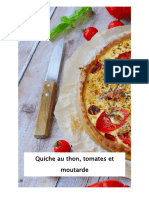 Quiche Au Thon, Tomates Et Moutarde - Healthyfood - Creation