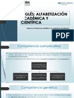 TEÓRICO 4 - El Discurso Científico y Su Repertorio de Géneros