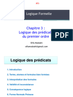 Chapitre 3-Logique des predicats