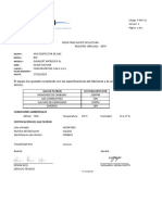 Certificado de Calibracion