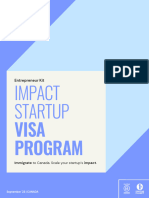 Impact Startup Visa Entrepreneur Kit