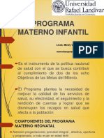 Programa Prioritario Materna Infantil