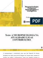 A Neuropsicologia Na Atualidade e Suas Contribuições