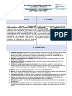 PRO-SST-027 PROCEDIMIENTO DE ESPACIOS CONFINADOS -