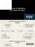 Macroeconomia - Renda e Despesa