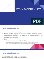 La Narrativa Modernista