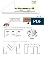 Guía consonante M 1° año basico MAYO