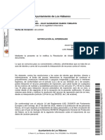 Notificación - Notificación Al Interesado - JULIO SANMARINO RAMOS 72891457H