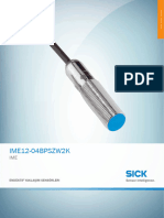 Datasheet IME12-04BPSZW2K 1040765 TR