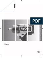 User Manual RYOBI One+ RIW18X (English - 84 Pages)