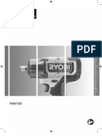 User manual RYOBI One+ RIW18X (English - 84 pages)