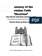 00 - Shorter Catechism Doctrine - Faith