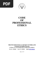 BPS Code of Ethics and Conduct | PDF | Career & Growth
