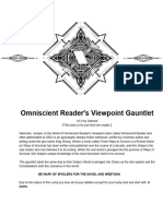 Omniscient Reader's Viewpoint Gauntlet