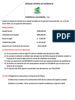 Ejercicio #3 Estado de Cambio en Las Variaciones de Capital