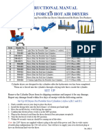 Instruction Manual Cylinder Dryers 2023