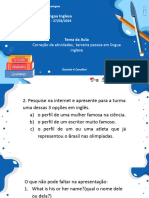06 - ING-27 - 03 - 2024 - 1° Série (Correção de Atividades, Terceira Pessoa em Língua Inglesa)