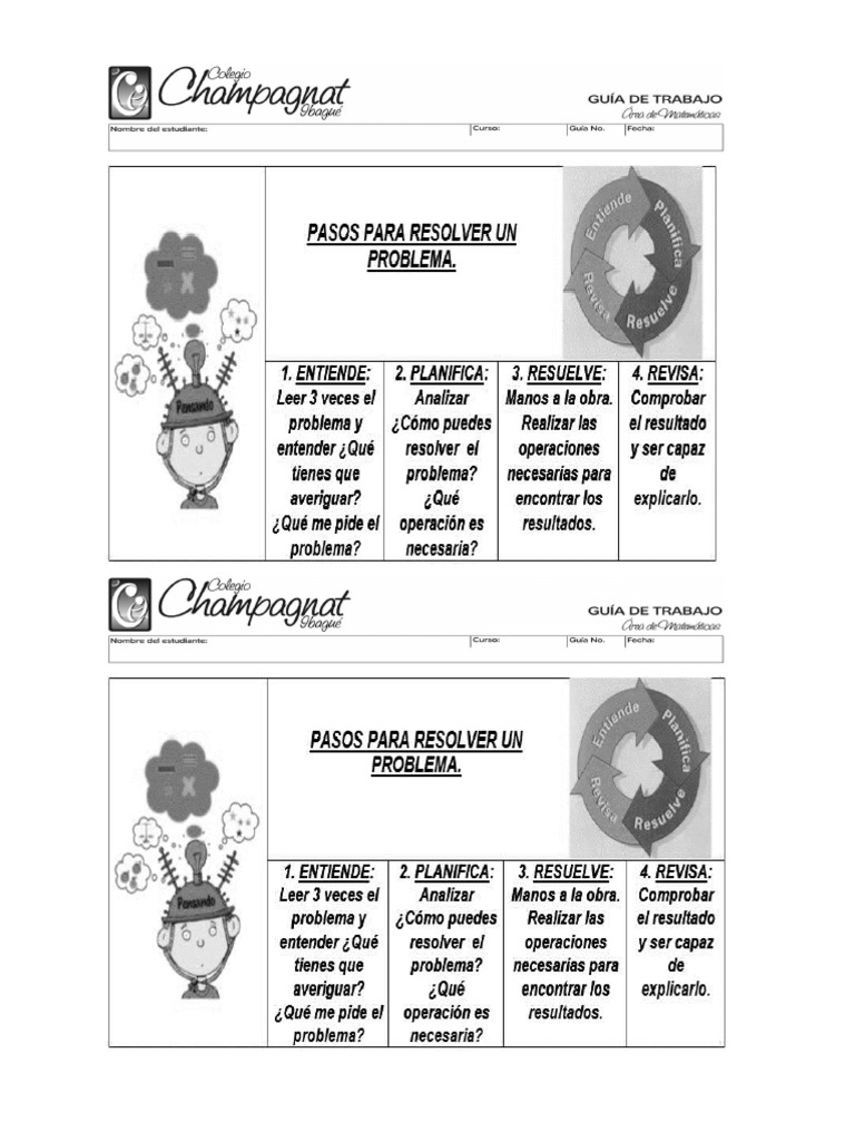 Pasos Solución De Problemas Pdf