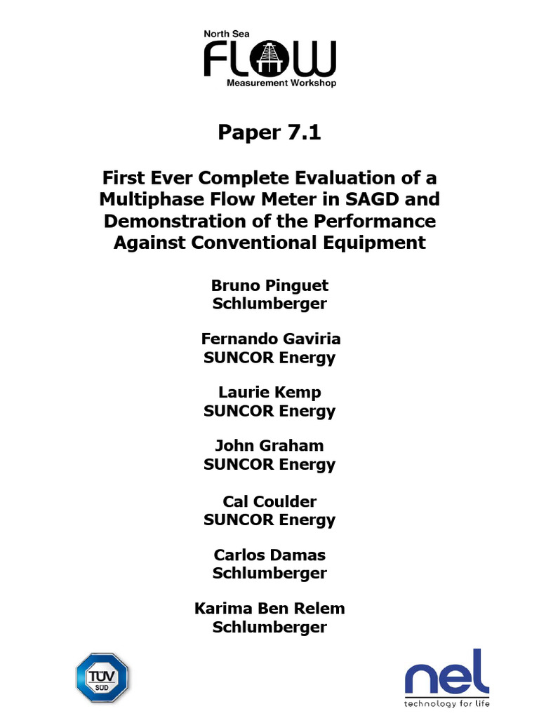 Multiphase Meter Check | Download Free PDF | Flow Measurement | Gases