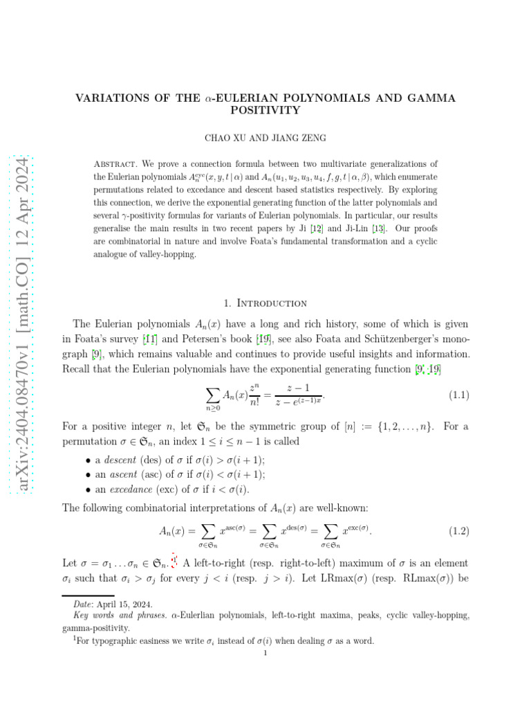2404 08470 pdf permutation function mathematics 
