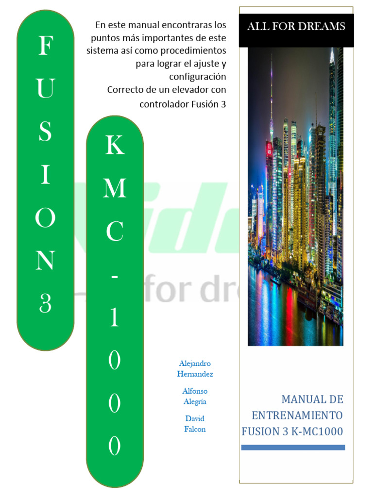 MANUAL FUSION 3 Español | PDF | Relé | Ascensor