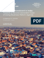 WEF Sustainable Investment in India 2021