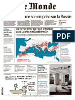 Journal Le Monde Du Mardi 19 Mars 2024