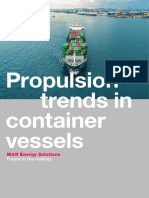 Propulsion Trends in Container Vessels