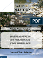 Water Pollution: By: Latu Tuiano Sela Fangalahi Meleseini Kata