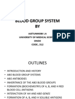 BLOOD GROUP SYSTEM