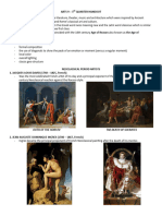 Neoclassical and Romantic Arts Handouts