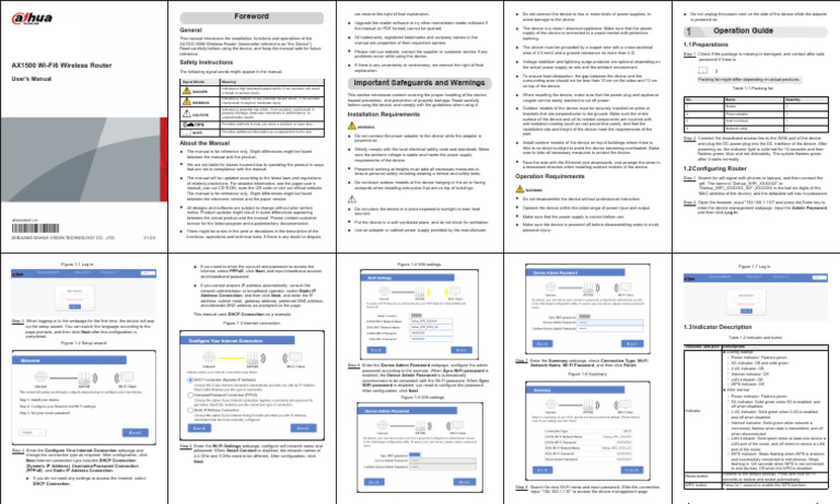 AX1500 Wi-Fi 6 Router User Manual | PDF | Wi Fi | Ip Address