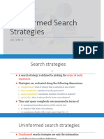 Lecture4 - Uninformed Search Strategies