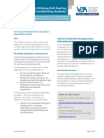 VBA 7.03 Mechanical Services Condensate Drainage Utilising Self-Sealing Devices