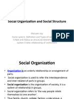 Social Organization and Social Structure 23102023 104242am