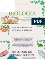 Presentación Diapositivas Biología y Ciencia Ilustrativa Morado