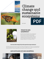 Climate change and the sustainable ecosystem