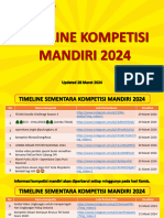 Timeline Kompetisi Mandiri (2024 Maret 28)