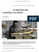 A Sangrenta História Das Traduções Da Bíblia - BBC News Brasil
