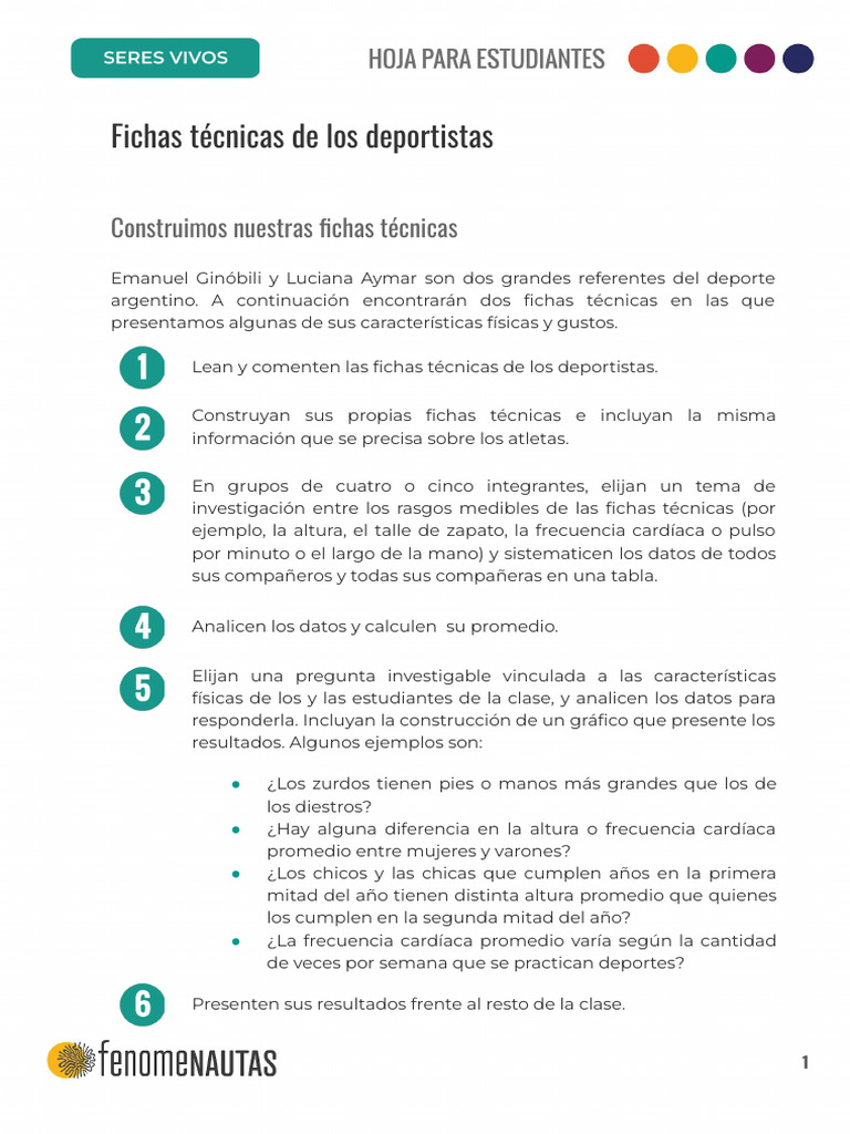 Fichas_tecnicas_de_los_deportistas | PDF | Deportes