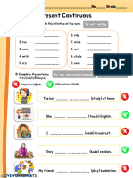 Present Continuous Activities