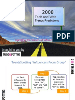 2008 Web and Tech Trends Predictions