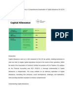 Maximizing Tax Efficiency - A Comprehensive Examination of Capital Allowances For ACCA UK-TX FA2021