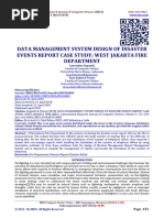 Data Management System Design of Disaste